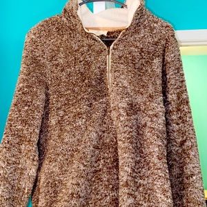 sherpa pullover